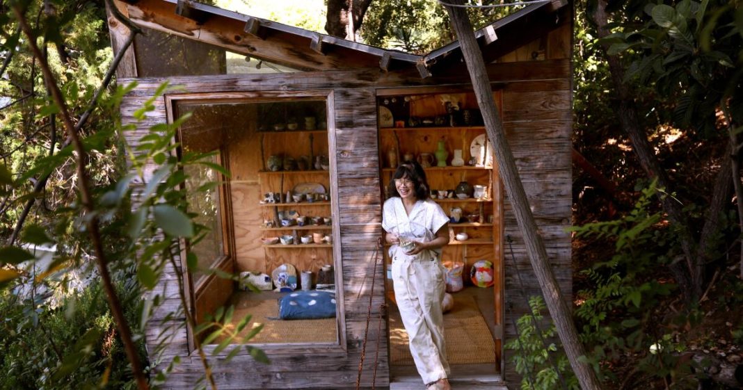 From her tree-house studio to high-end galleries, this L.A. potter's work is turning heads