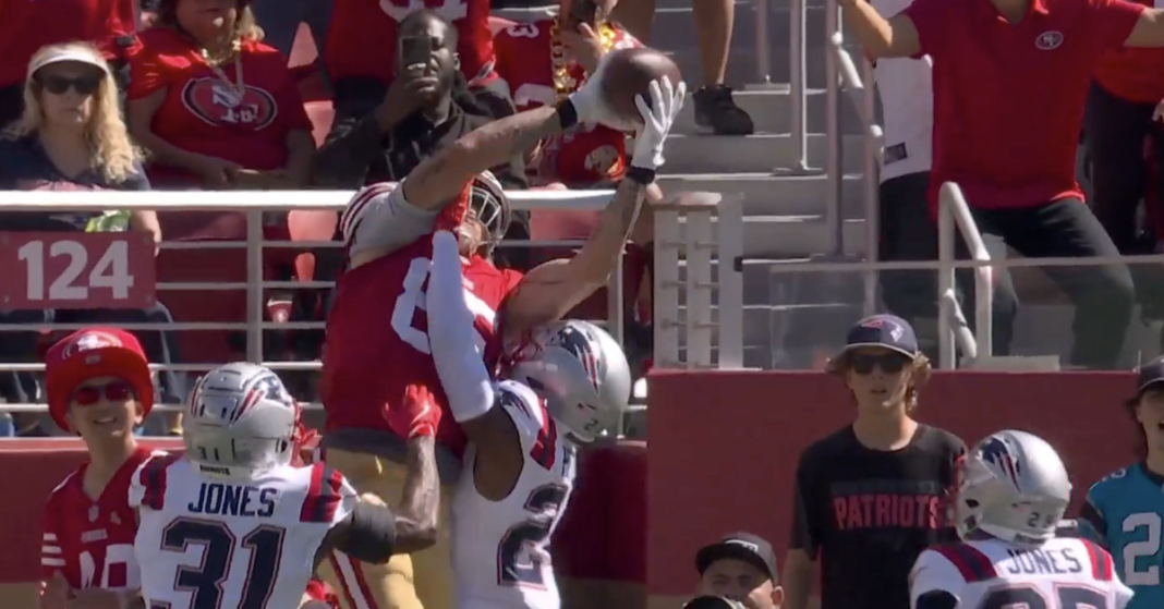 George Kittle out-jumping 3 defenders might be the best catch of NFL Week 4