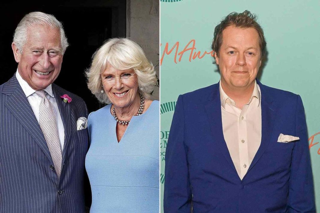 <p>Chris Jackson/Getty; Dave Benett/Getty</p> King Charles and Queen Camilla, Tom Parker Bowles.