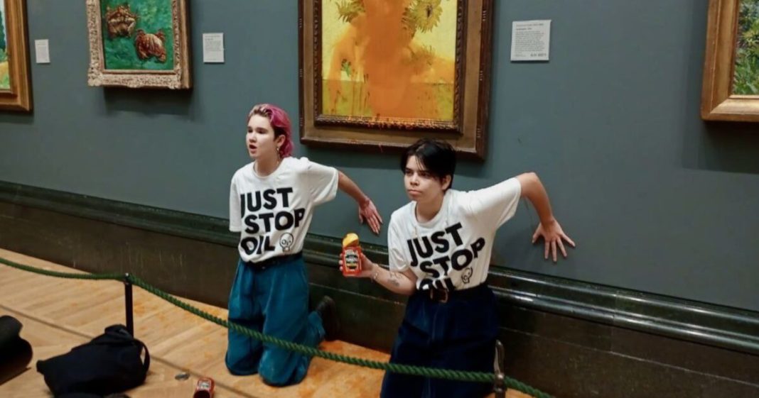 JUSTICE: Climate Change Activists Who Threw Soup on Van Gogh Painting Actually Sentenced to Prison Time | The Gateway Pundit | by Mike LaChance