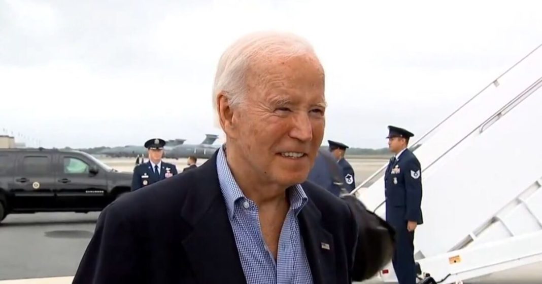 Joe Biden Tells Americans Suffering in Flood Disaster Zone... 