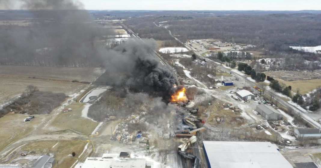 Judge approves $600 million settlement for residents near fiery Ohio train derailment