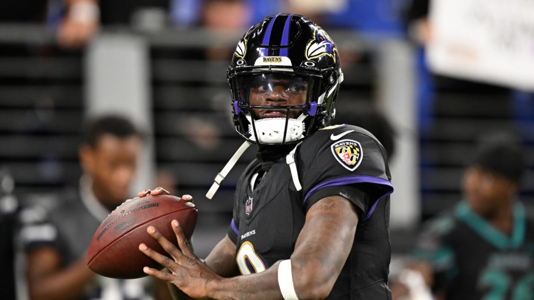 Lamar Jackson TD pass to Justice Hill pushes Ravens lead to 21-3