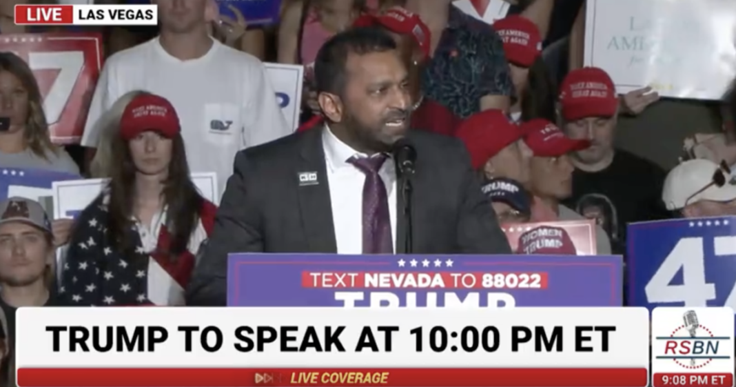 MUST SEE: Kash Patel On Fire Last Night At Trump Rally — “He’s Preaching!!” * 100PercentFedUp.com * by Noah