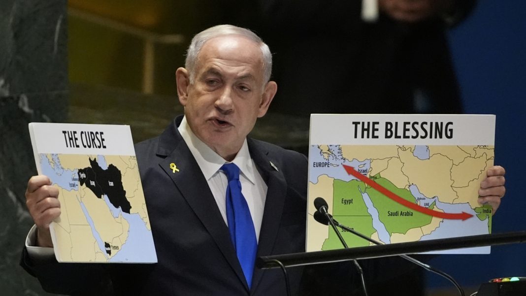 Netanyahu defies calls for a cease-fire at the U.N., as Israel strikes Lebanon