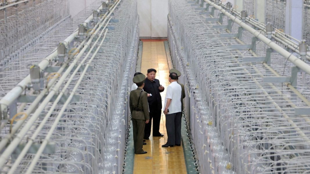 North Korea releases images of uranium enrichment facility for first time