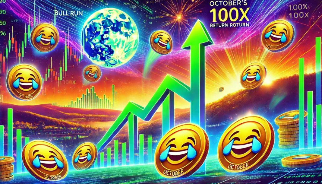 October's Crypto Bull Run: 5 Memecoins With 100x Return Potential