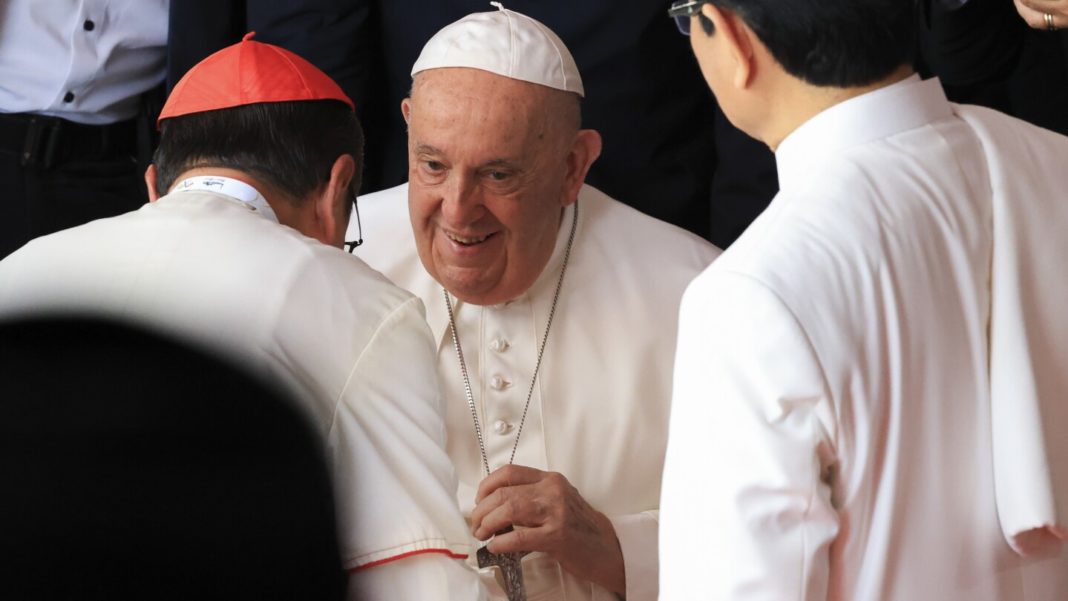 Pope and imam of Southeast Asia's largest mosque make joint call for peace, environmental protection