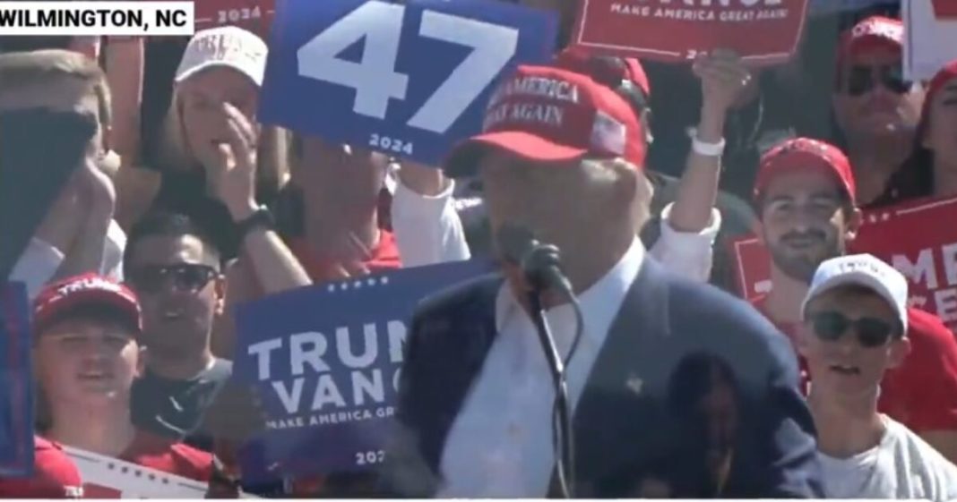 President Trump Holds Rally in North Carolina- “This Election is About the Economy, This Election is About the Border.” (VIDEO) | The Gateway Pundit | by David Greyson