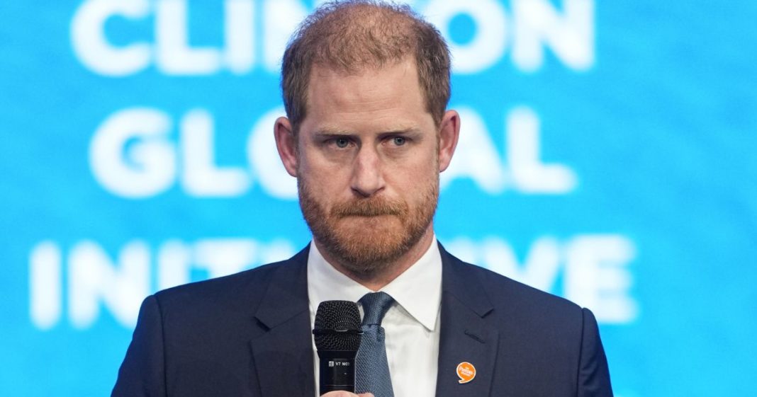 Prince Harry, Duke of Sussex, attends the Clinton Global Initiative 2024 Annual Meeting in New York City on Tuesday.