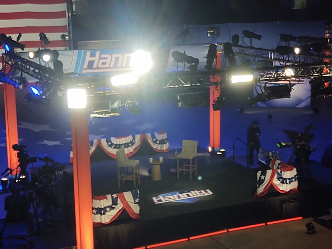 Sean Hannity Reveals Unprecedented Security Demands by Secret Service for Trump Town Hall, Told Where to Go If Gun Shots Were Fired at the Stage; TGP Photo and Video Report | The Gateway Pundit | by Kristinn Taylor