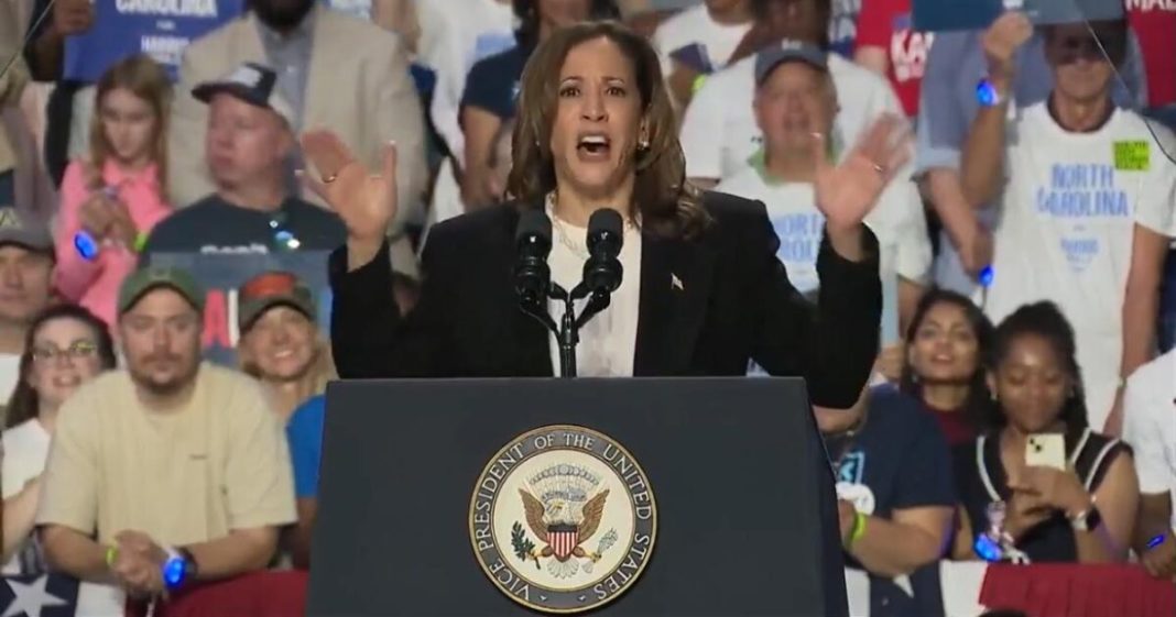 THE CRINGE: Kamala Harris's Fake Accent *And Shrill Cackle* Return in North Carolina Stump Speech (VIDEO) | The Gateway Pundit | by Cristina Laila