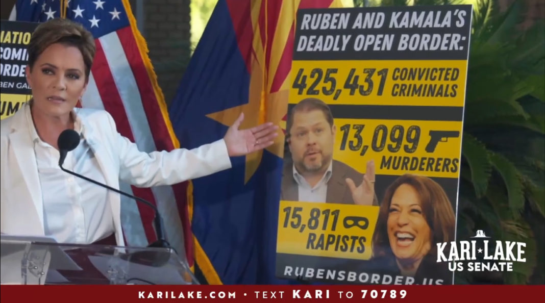 WATCH LIVE: Trump-Endorsed Arizona Senate Candidate Kari Lake Holds Press Conference in Response to Kamala’s Border Photo-Op | The Gateway Pundit | by Jordan Conradson