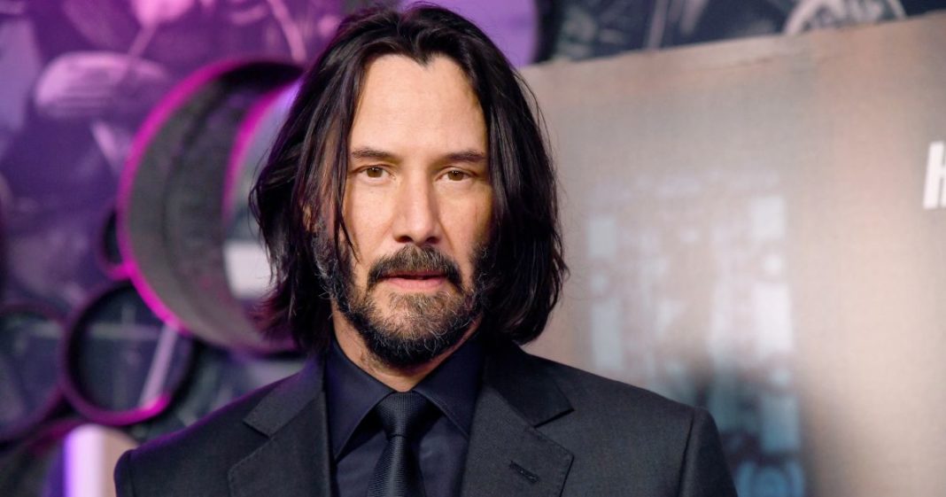 Keanu Reeves attends the "John Wick" special screenings in London, England, on May 3, 2019.