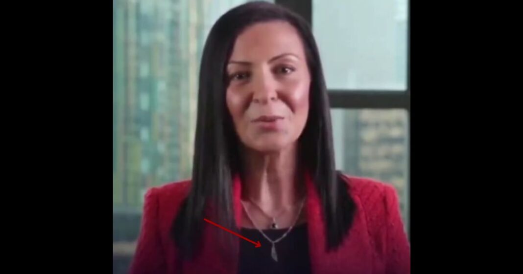 Ruba Borno, vice president of Global Specialists and Partner Organizations for Amazon Web Service, was seen in a company video wearing a pro-Palestinian necklace, and many are now calling for a company boycott.