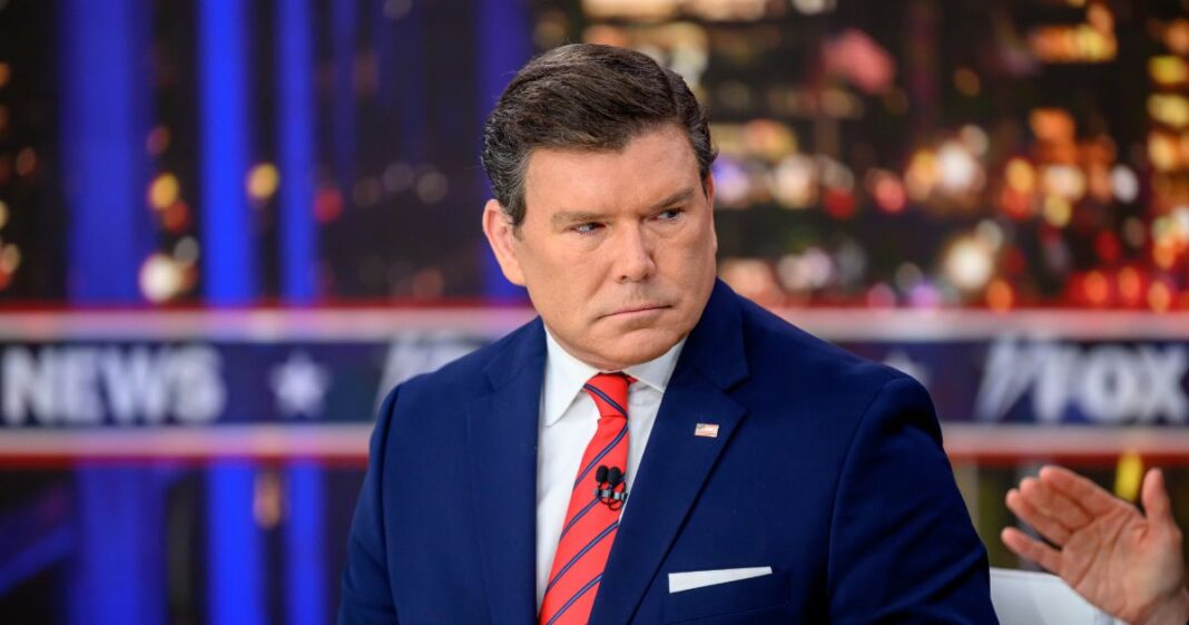 Bret Baier attends Fox News' Super Tuesday 2024 primary election coverage at Fox News Channel Studios on March 05, 2024 in New York City.