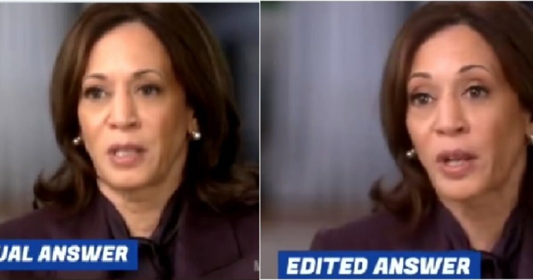 Former CBS Staffers Call For Outside Investigation of '60 Minutes' Interview with Kamala Harris After They Edited Her Answer with Previous Soundbite to Make Her Sound Coherent | The Gateway Pundit | by Cristina Laila