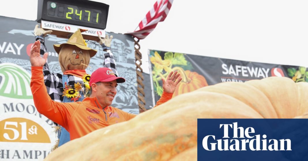 Good gourd! Minnesota teacher clinches pumpkin weigh-off with 2,471-lb winner