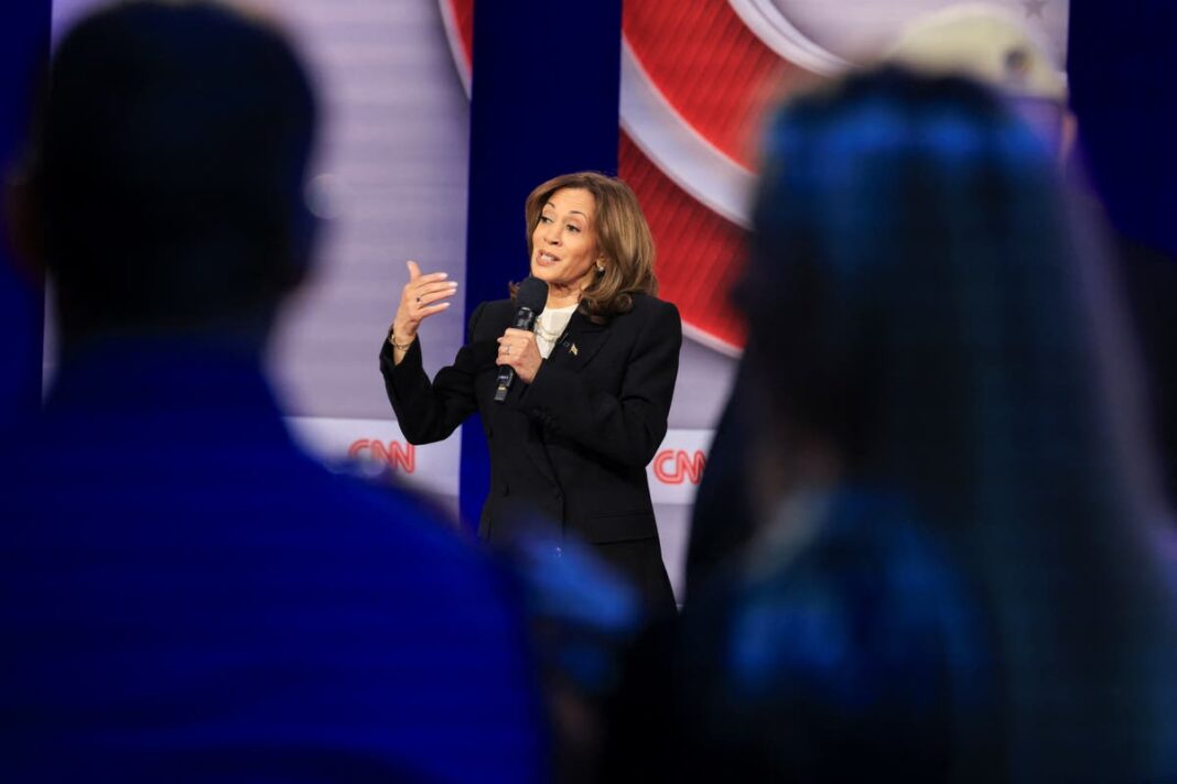 Harris hits out at ‘fascist’ Trump and defends policies at CNN town hall