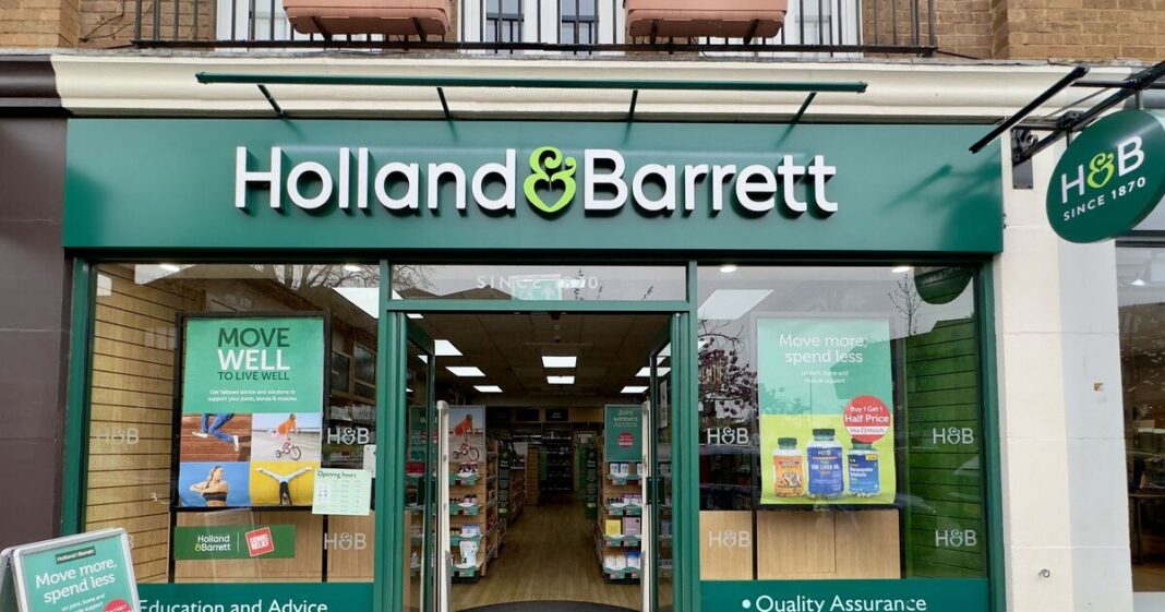 Holland & Barrett set to open 50 new UK stores next year