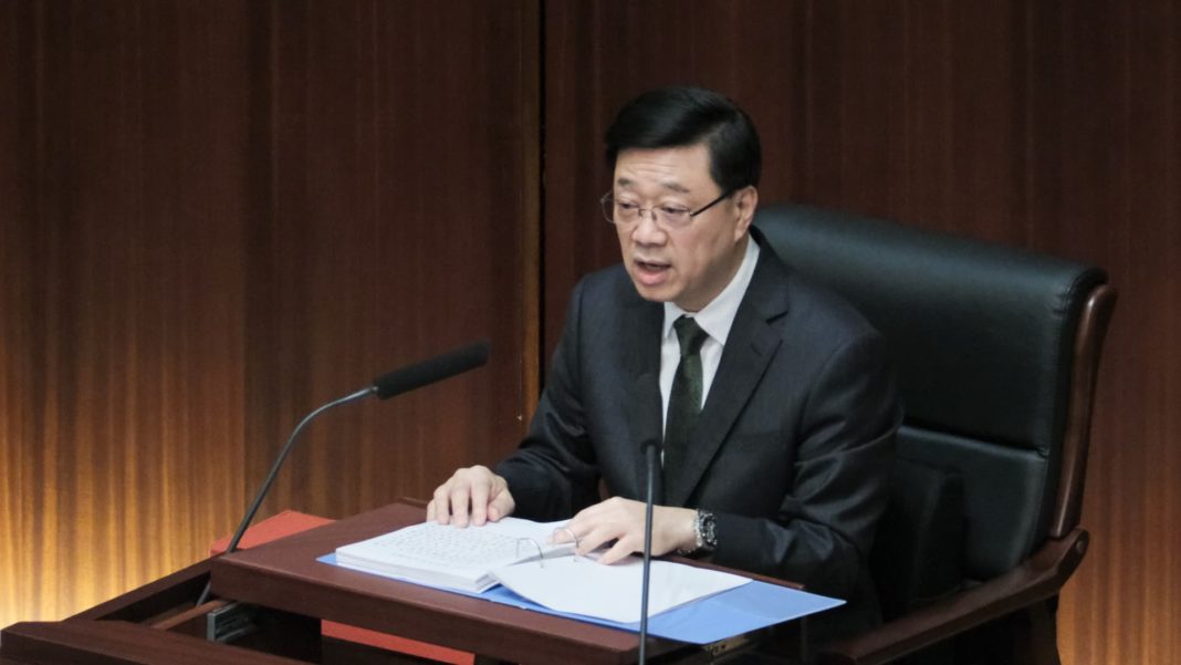 Hong Kong leader announces measures to address housing crisis in annual policy address