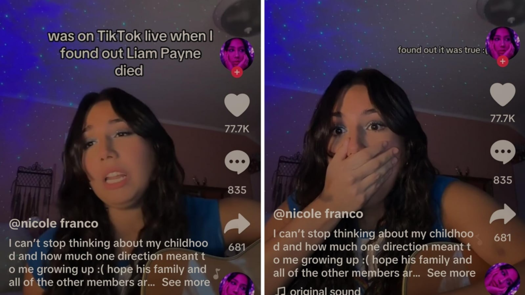 Liam Payne: Influencers record videos of their raw reactions to One Direction star's death