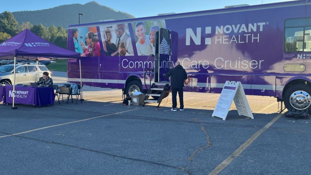 Novant Health sends mobile health clinic to Asheville for post-Helene recovery