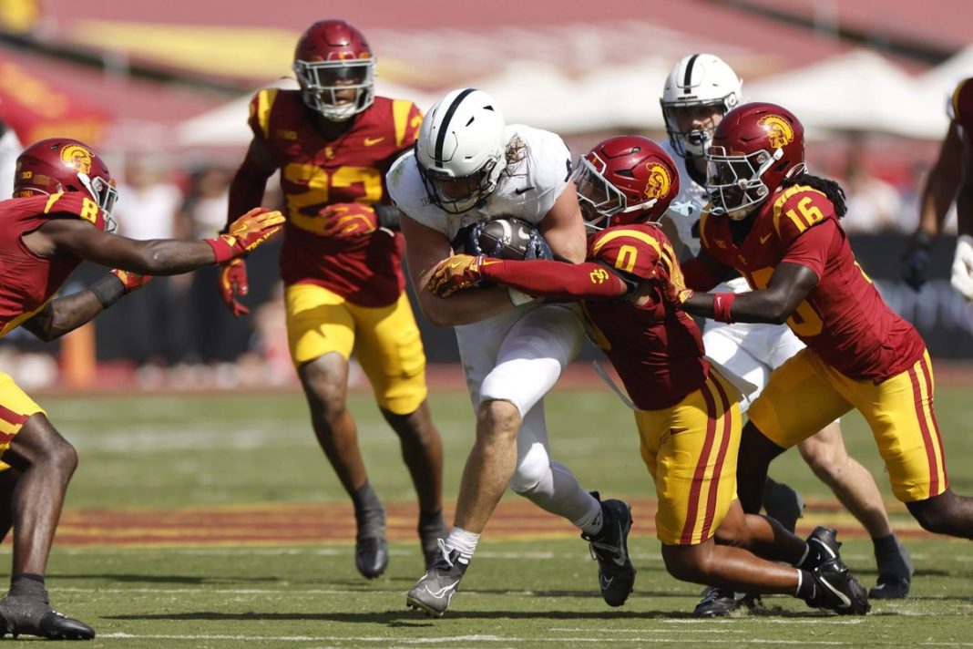 Penn State TE Tyler Warren torches USC, continues rise in 2025 NFL Draft class