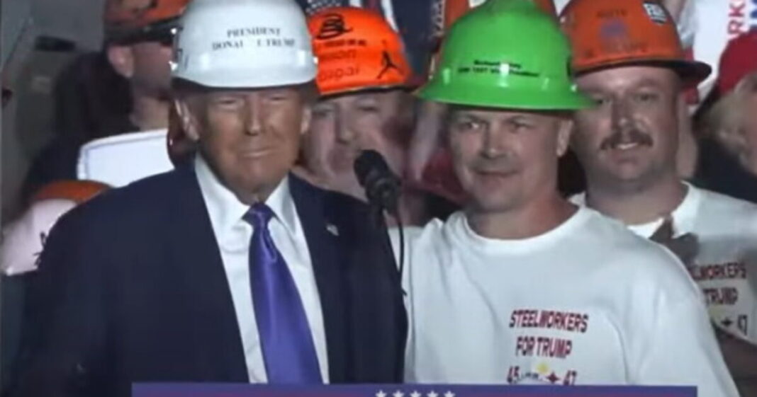 Steel Workers in Pennsylvania Endorse Trump: 'You're the Greatest President, Ever' (VIDEO) | The Gateway Pundit | by Mike LaChance