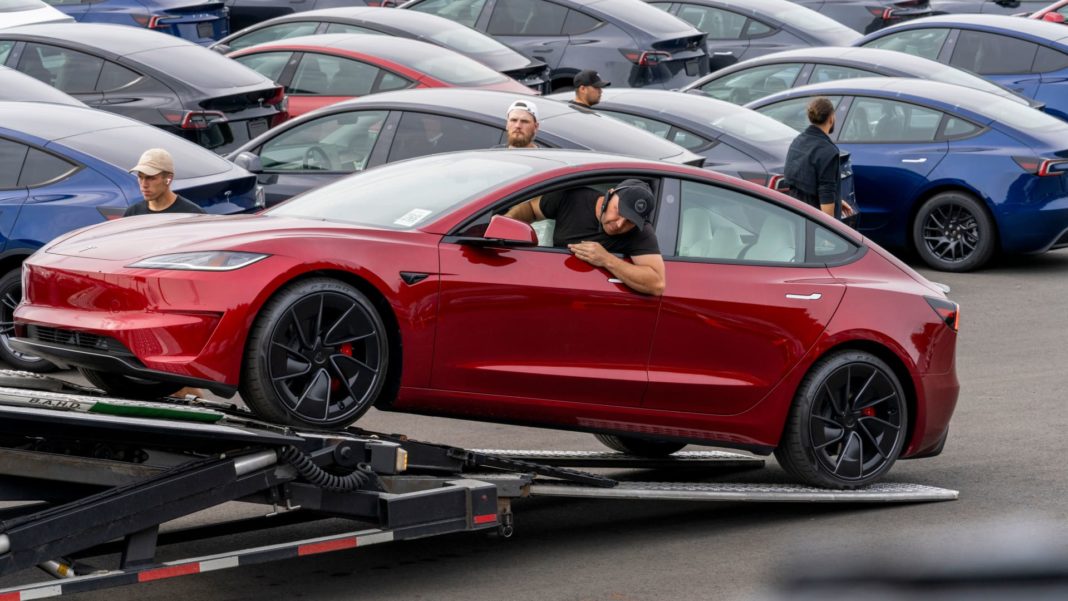 Tesla stock slips after EV maker misses estimates on deliveries