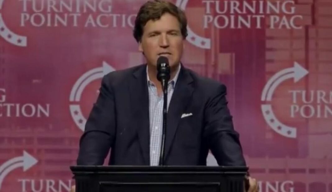 Tucker Carlson Brings Down the House at Trump Event in Duluth, Georgia (VIDEO) | The Gateway Pundit | by Cristina Laila