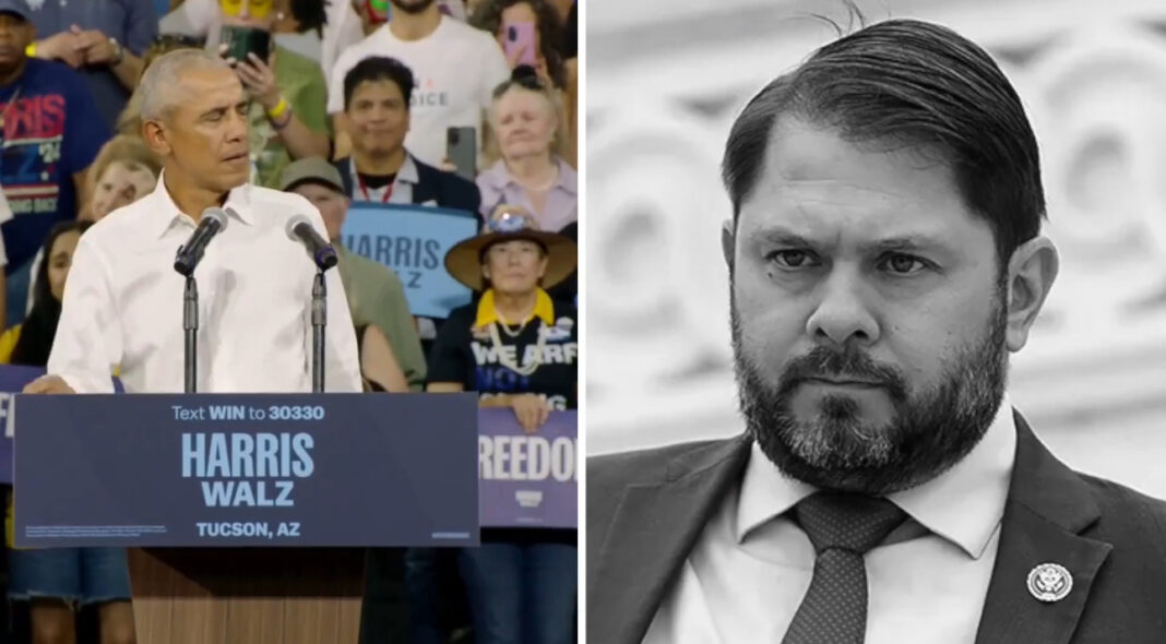 WATCH: Barack Obama Campaigns for Democrats in Arizona, Says The Candidate People Should Vote for is The Opposite of AZ Sen. Candidate Ruben Gallego | The Gateway Pundit | by Jordan Conradson