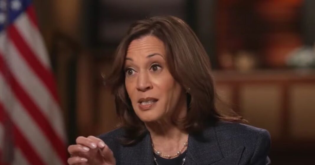 Watch: Kamala Harris Scrambles, Tries to Escape Questions About Biden During Tense Interview Moment